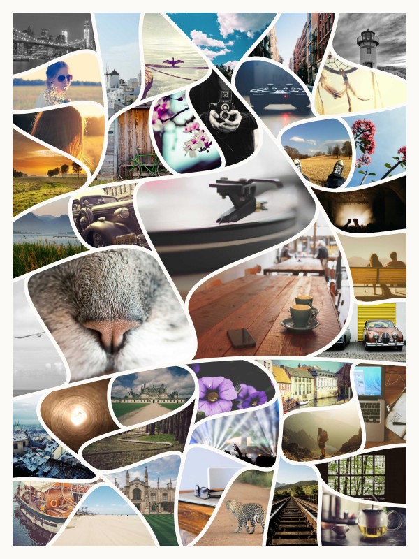 The same photos in the Curves style