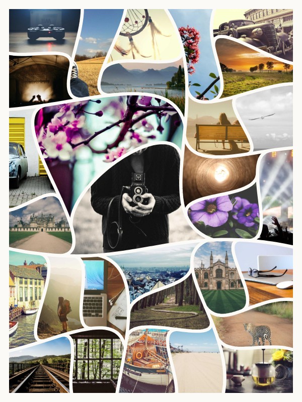 The same photos in the Curves style