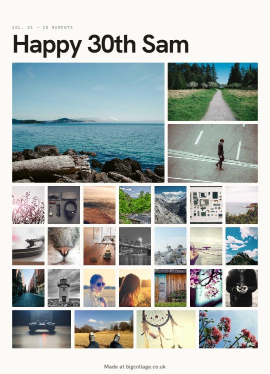 Example: a shared BigCollage collage